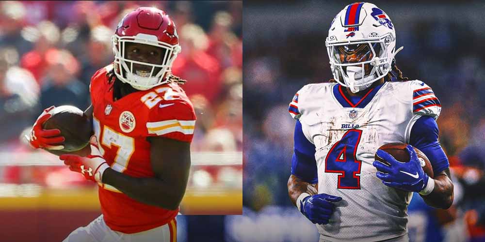 Best AFC Championship Rushing Props: Kareem Hunt, James Cook